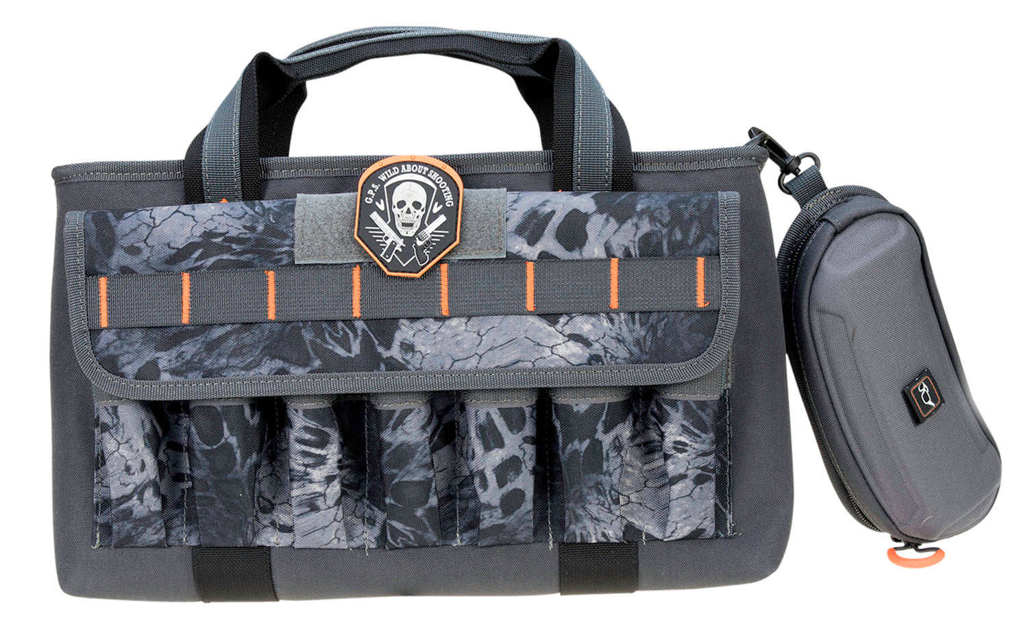GPS 1409PCPMB   DBL PSTL RNGE BAG W/STORAGE   BLK