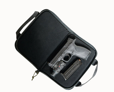 GPS 1485PCMF    MEMORY FOAM PISTOL CASE LG GRN/BLK