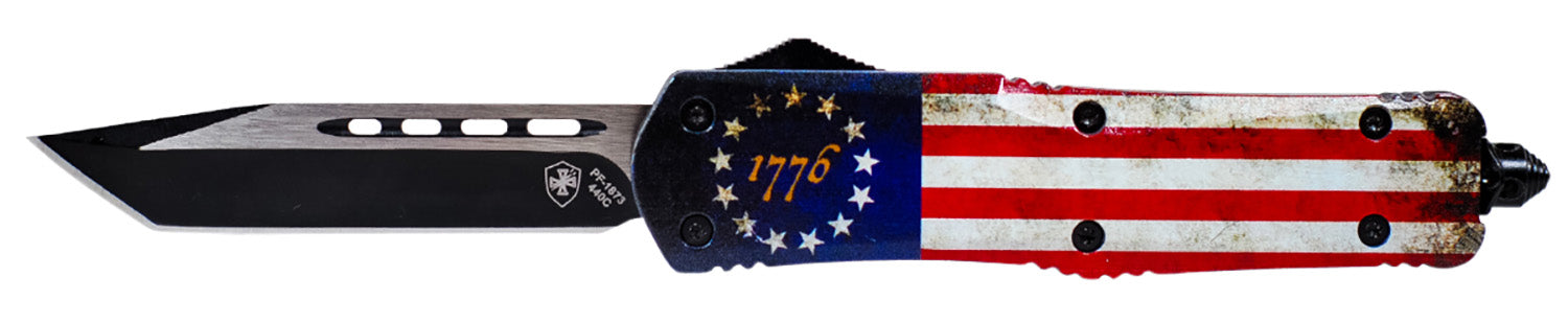 TEMP LBRF231   LRG  BETSY ROSS FLAG TANTO BLK