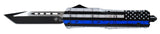 TEMP LBTB231   LRG  BACK THE BLUE BLK TANTO