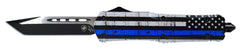 TEMP LBTB231   LRG  BACK THE BLUE BLK TANTO