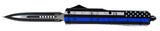 TEMP MBTB131   SLIM  BACK THE BLUE DAGGER BLK