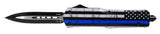 TEMP LBTB131   LRG  BACK THE BLUE BLK DAGGER