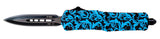 TEMP SMDT131   SML G2 MAIDEN TEAL DAGGER 440C BLK