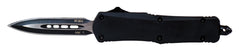 TEMP SBR131    SML G2 BLK RUBBER DAGGER 440C BLK