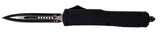 TEMP MBR131    SLIM  BLK RUBBER  DAGGER 440C BLK