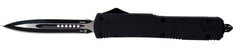 TEMP MBR131    SLIM  BLK RUBBER  DAGGER 440C BLK