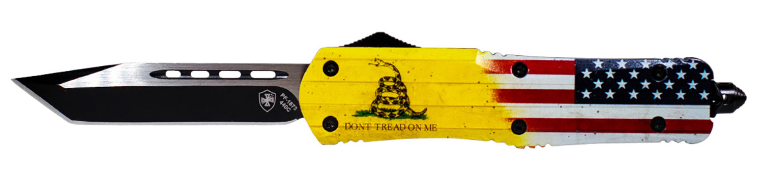 TEMP LDTOM231  LRG   DONT TREAD ON ME TANTO BLK