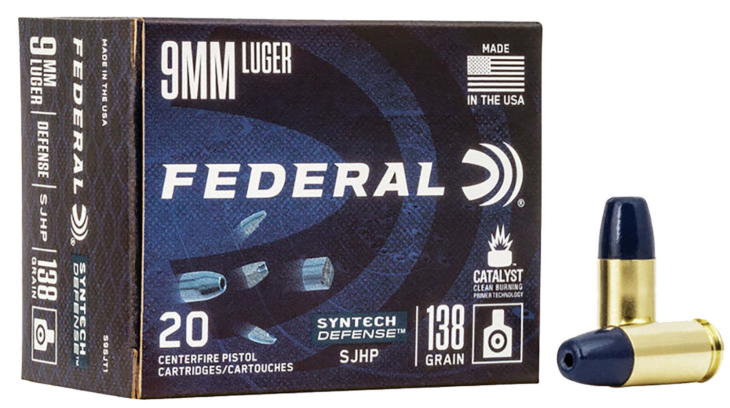 FED S9SJT2         9MM      138 SYNTECH DEF  50/10