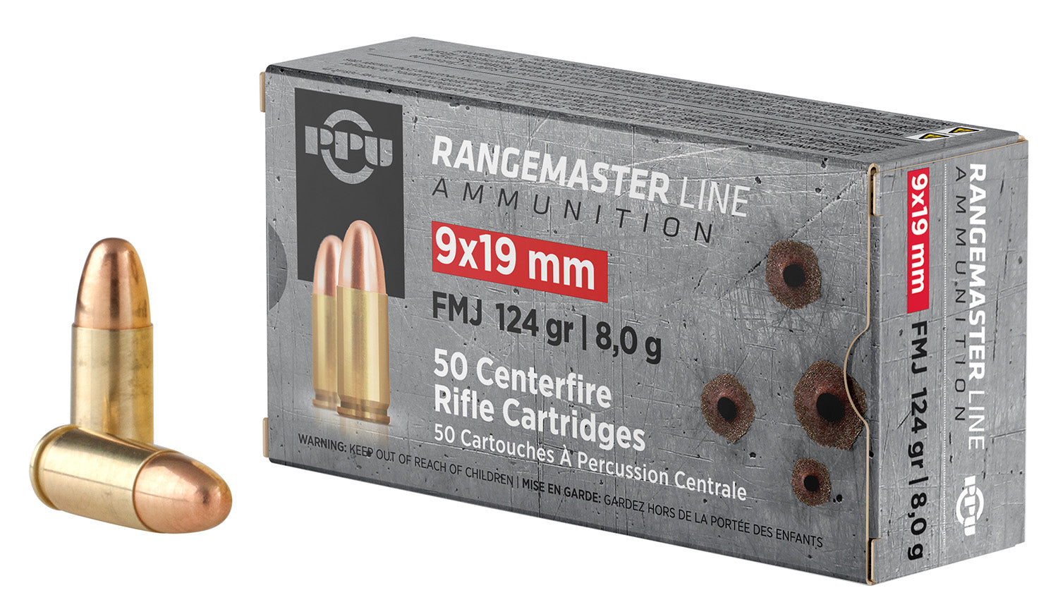 PPU PPRM9       9X19    124 FMJ   RNGMSTR    50/20