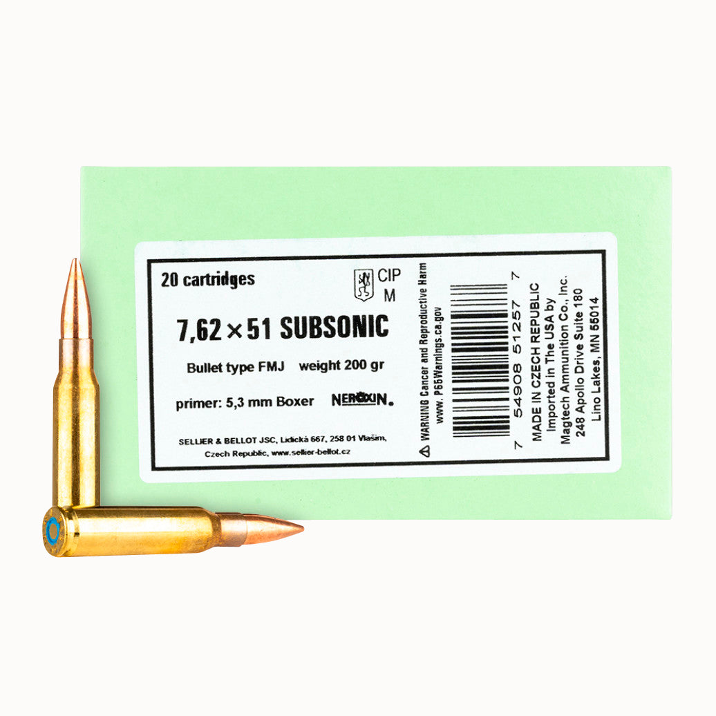 S&B SB762SUBB      308WIN  200 FMJ  SUB      20/25