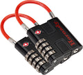 HORN 96022   TSA PADLOCK W/CABLE 2PACK