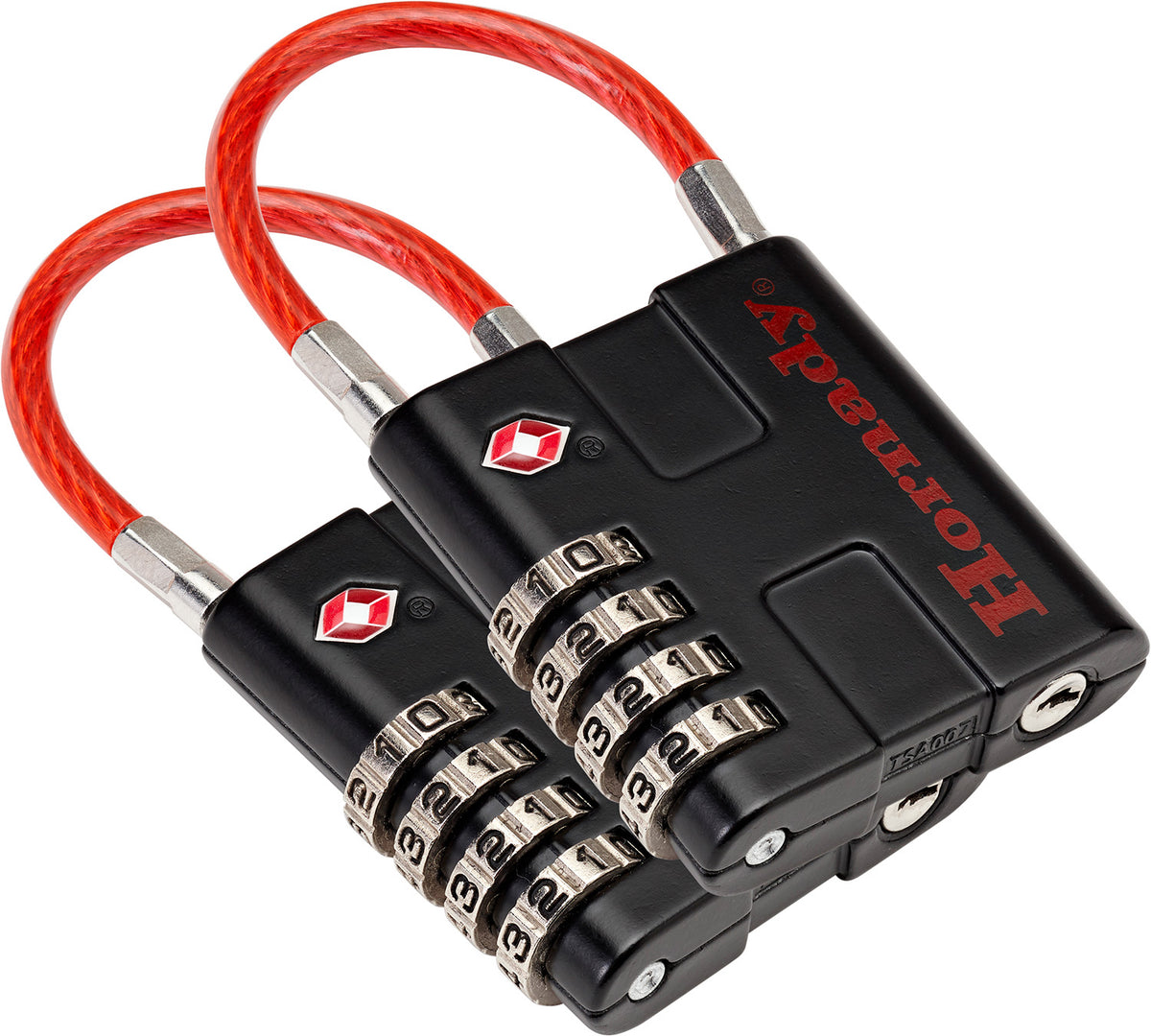HORN 96022   TSA PADLOCK W/CABLE 2PACK