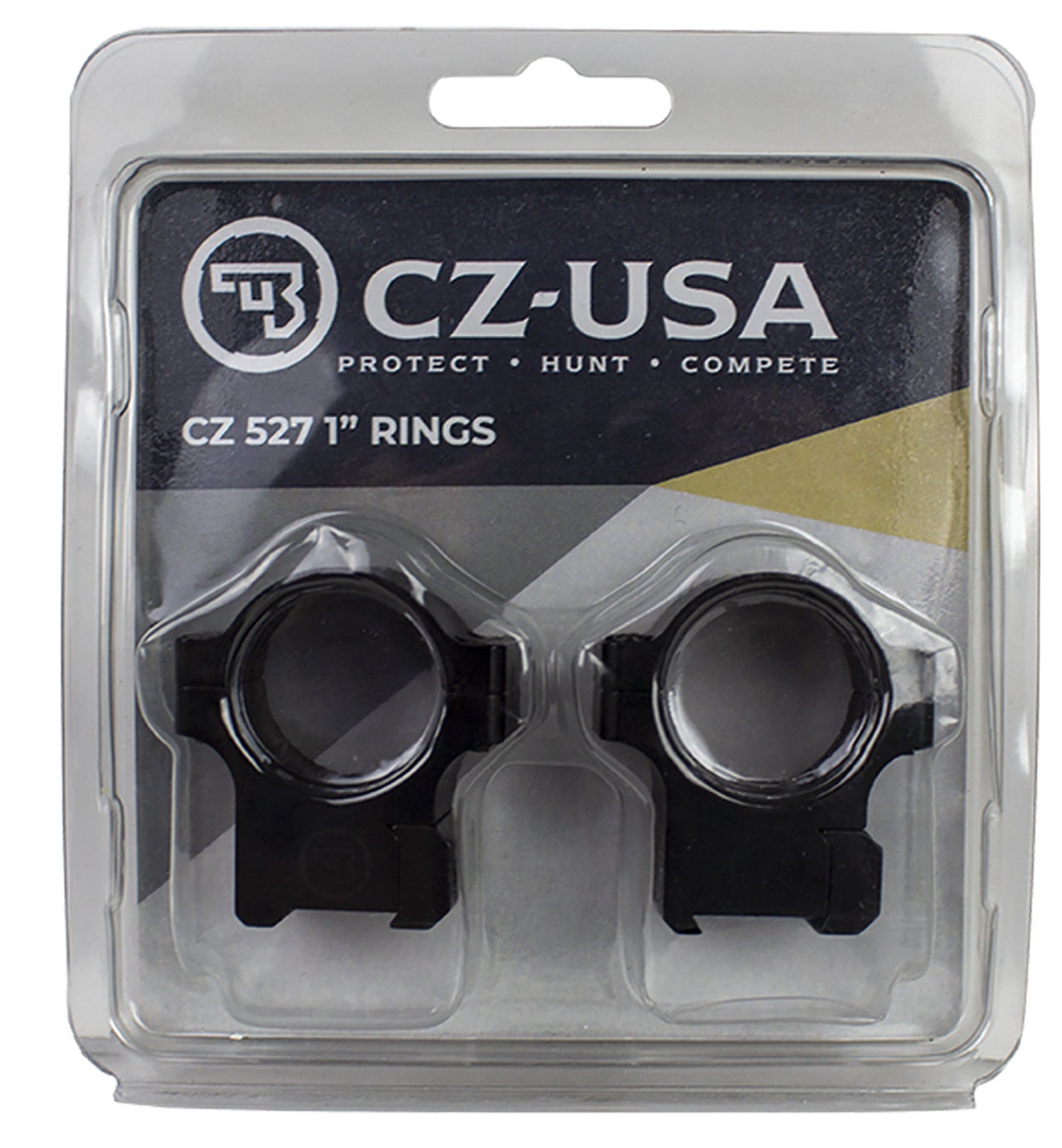CZ 40088 ALUM SCOPE RINGS 1IN  CZ527 16MM DOVETAIL