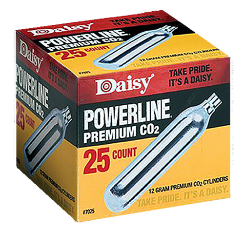 DAISY 997025-604  7025 CO2 CYLINDERS          25PK