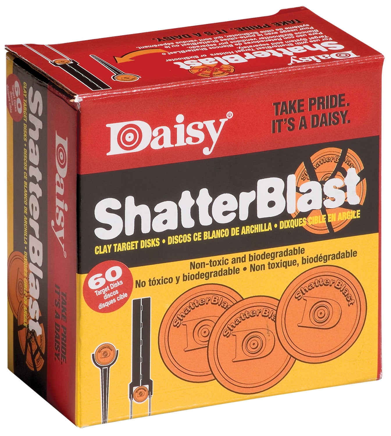 DAISY 990873-406  SHATRBLST CLAY TGT 60