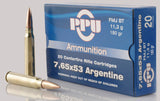 PPU PP7AS       7.65X53ARG  180 SP           20/10