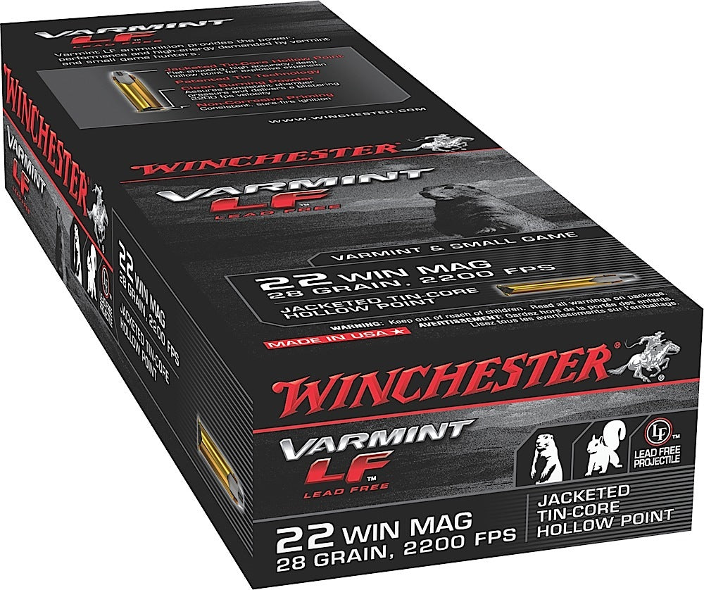 WIN X22MHLF         22WMR    25 NTX  VARMINT 50/40