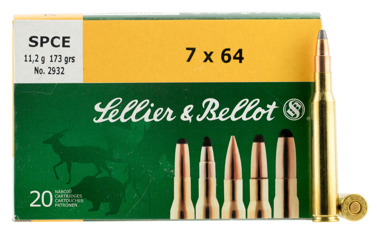 S&B SB764B         7X64    173 SPCE          20/20