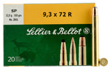 S&amp;B SB9372RA       9.3X72R 193 SP            20/20