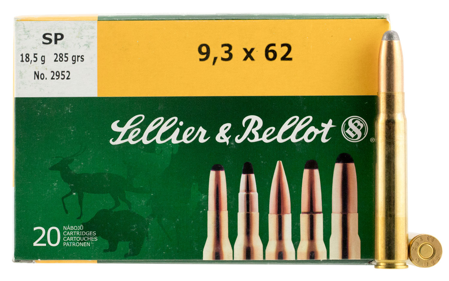 S&B SB9362A        9.3X62  285 SP            20/20