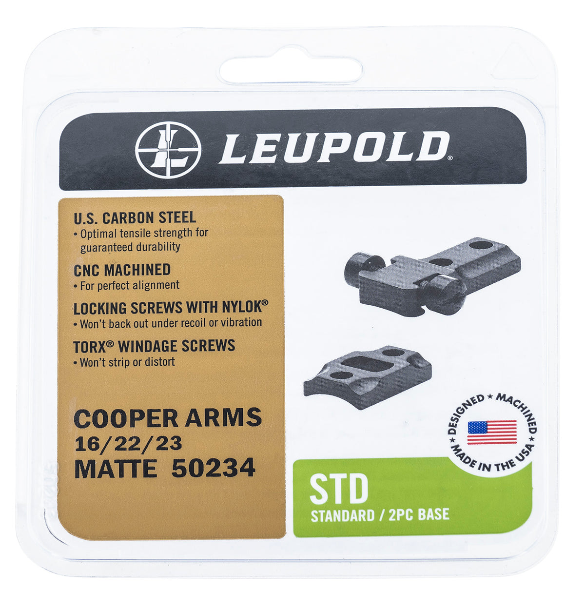 LEU 50234  STD COOPER 22/16/23 2-PC   MT