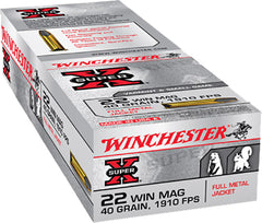 WIN X22M            22WMR SUPX 40 FMJ        50/40