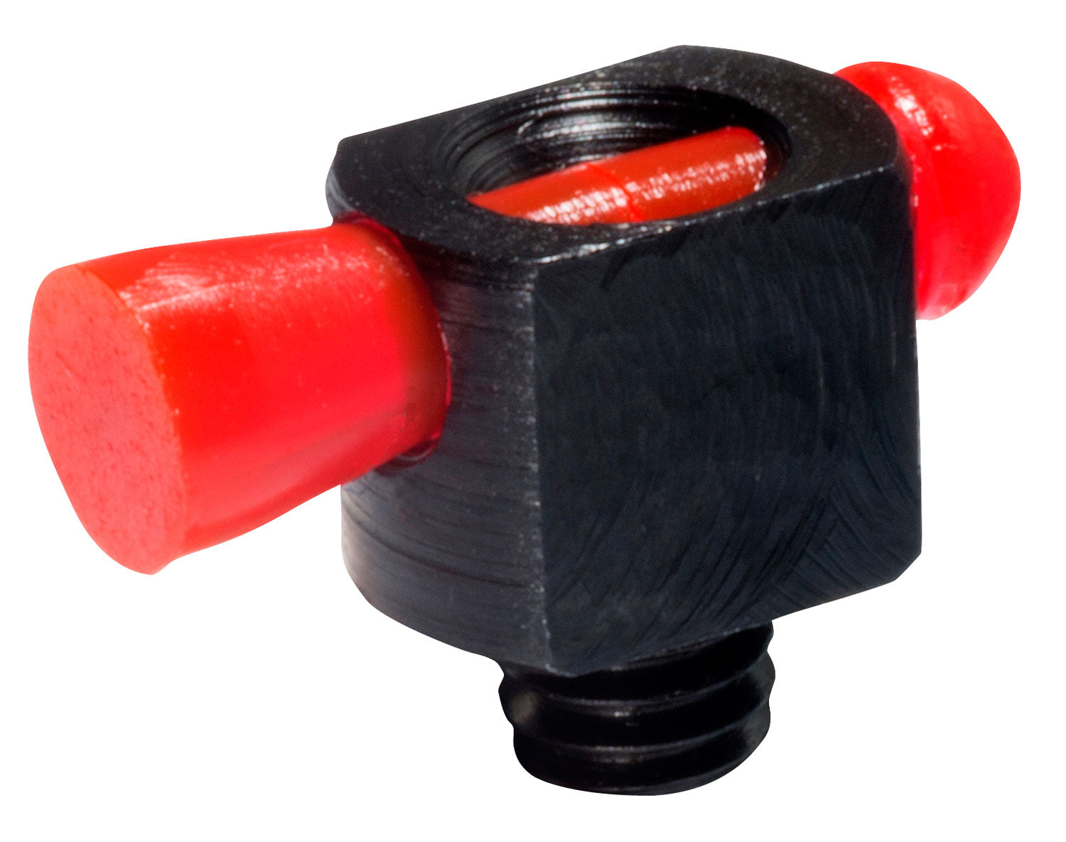 HIVIZ BD1008R   THREADED FRONT BEAD  RED