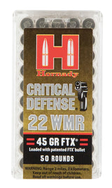 HORN 83200  CRITDEF     22WMR   45 FTX       50/40