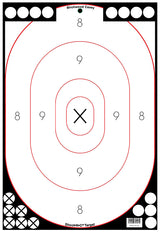 BIR 34615          SHOOT-N-C 12X18 SILT WT/BLK 5PK