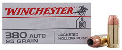 WIN USA380JHP       380      95 JHP          50/10