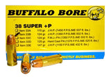 BBA 33B/20    38SUP +P    124 JHP            20/12