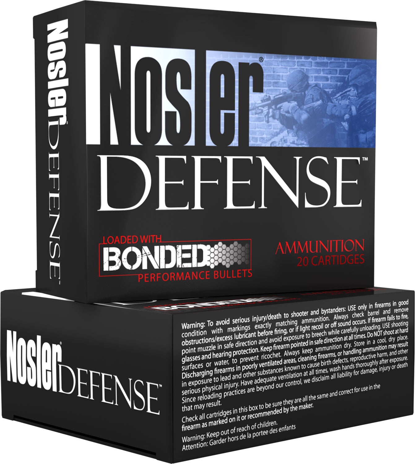 NOS 38432 DEFENSE  9MM+P  124 HP             20/10