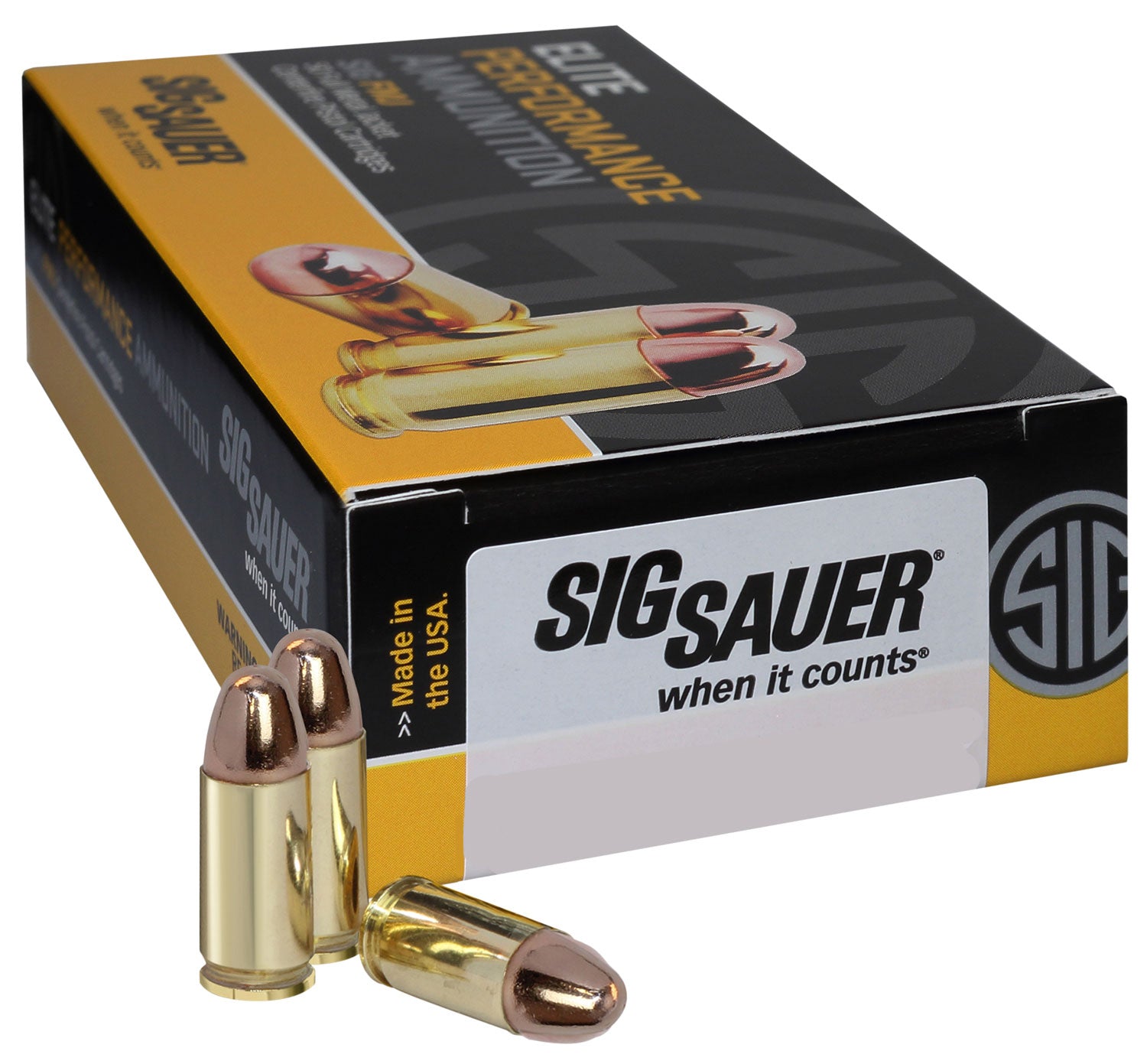 SIG E40SB2-50      ELITE BALL  40S  180 FMJ  50/20