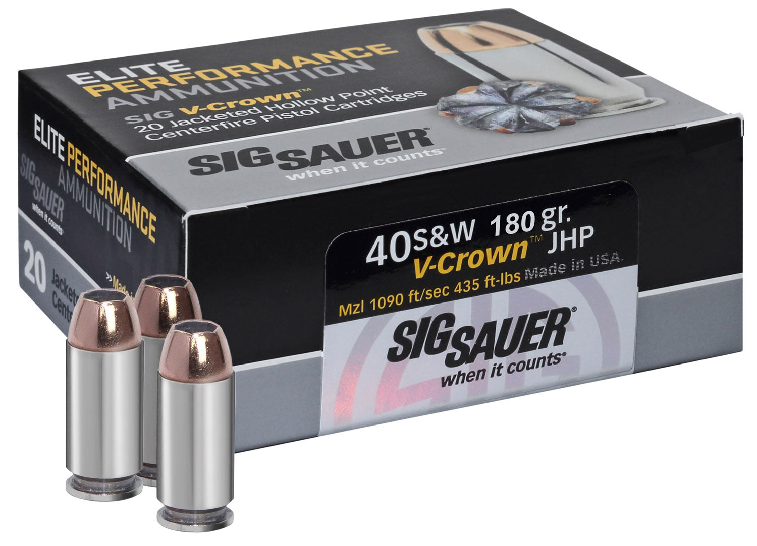 SIG E40SW2-20            VCRWN 40S  180 JHP  20/10