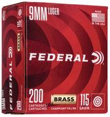FED WM51992      9MM BRASS 115 FMJ           200/5