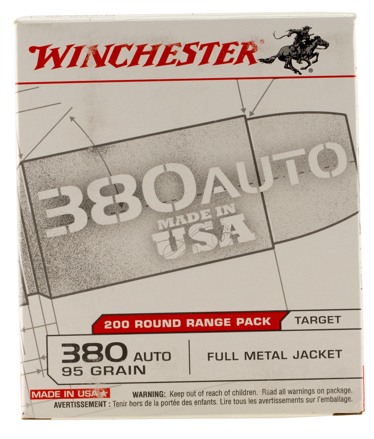 WIN USA380W         380      95 FMJ         200/05