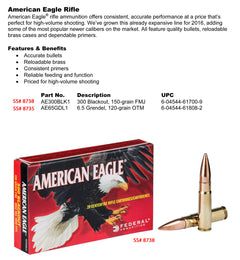 FED AE300BLK1      300BO    150 FMJBT        20/25
