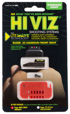 HIVIZ HRBLW01  RUGER MK II/III 3/PIPES