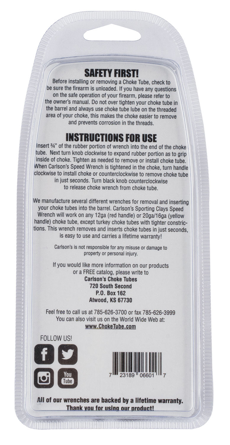 CARL 06601 CHOKE SPEED WRENCH                  12G