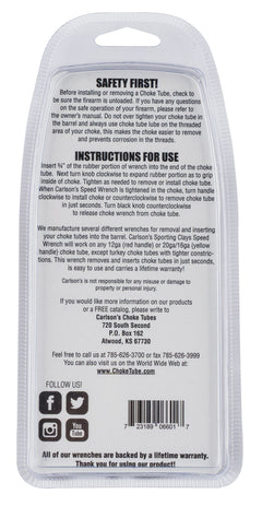 CARL 06601 CHOKE SPEED WRENCH                  12G