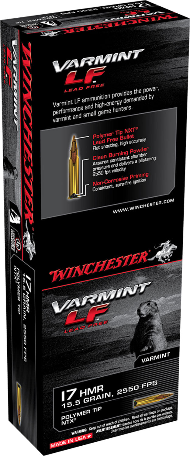 WIN S17HMR1LF       17HMR    15.5 LF VARMINT 50/20
