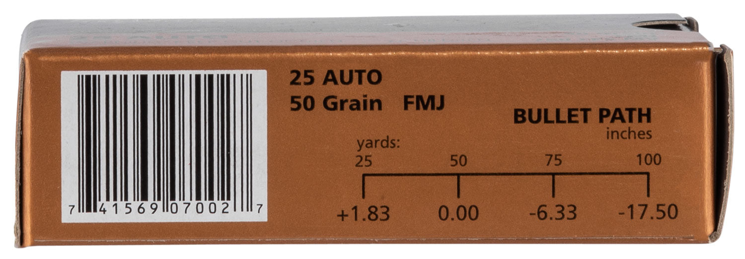 PMC 25A      25       50 FMJ TGT             50/20