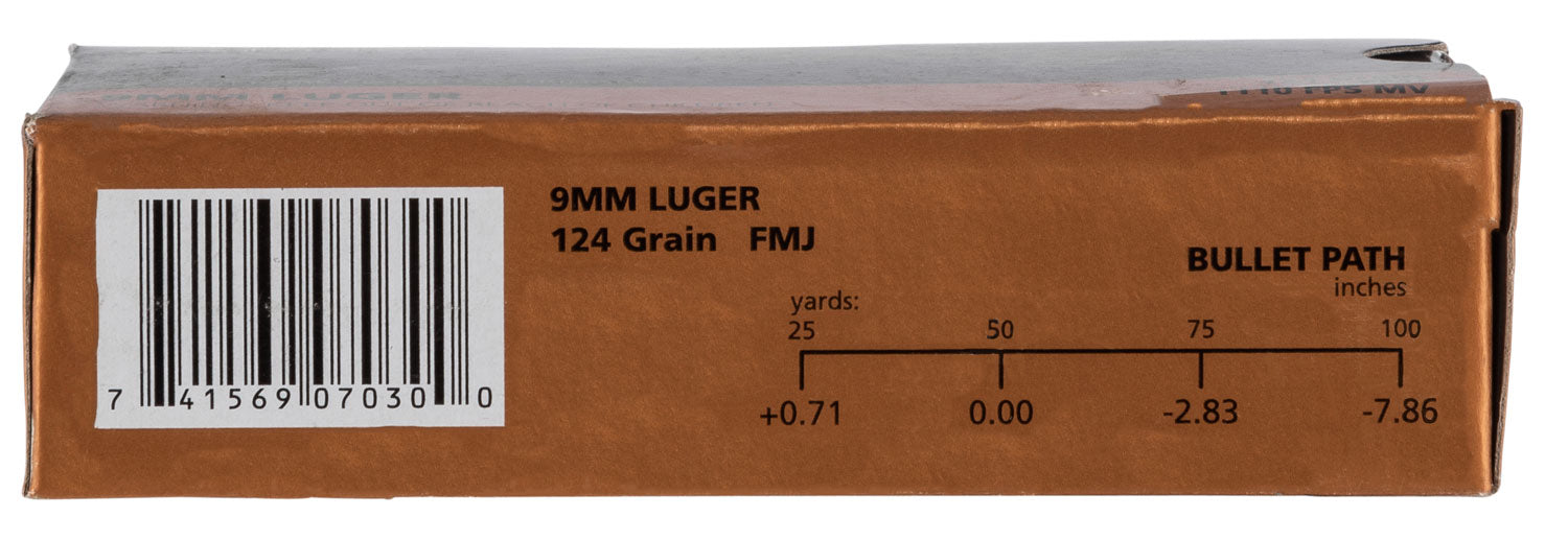 PMC 9G       9MM     124 FMJ TGT             50/20