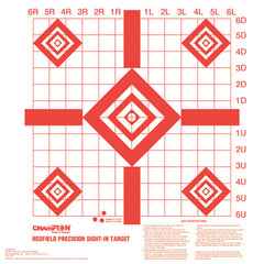 CHAMP 47388      SIGHT IN TARGETS(REDFIELD)10PK