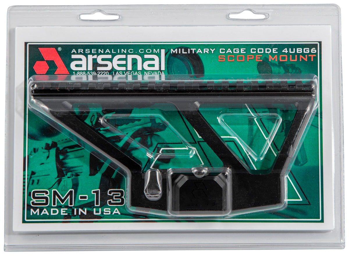 ARSENAL SM-13       AK SCOPE MOUNT             BLK