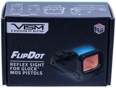 NC VDFLIPGLOM2   FLIP DOT RED DOT SIGHT FOR GLOCK