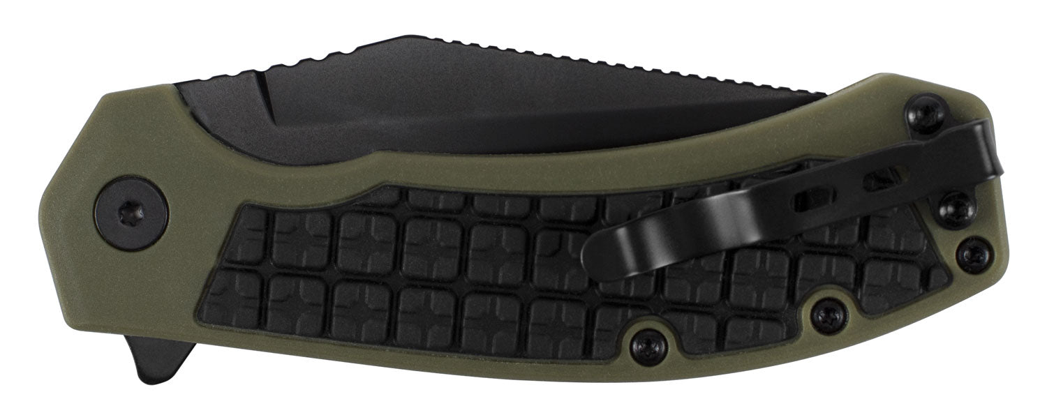 KER 8760        FAULTLINE  BLACK OXIDE/RUBBER OVER