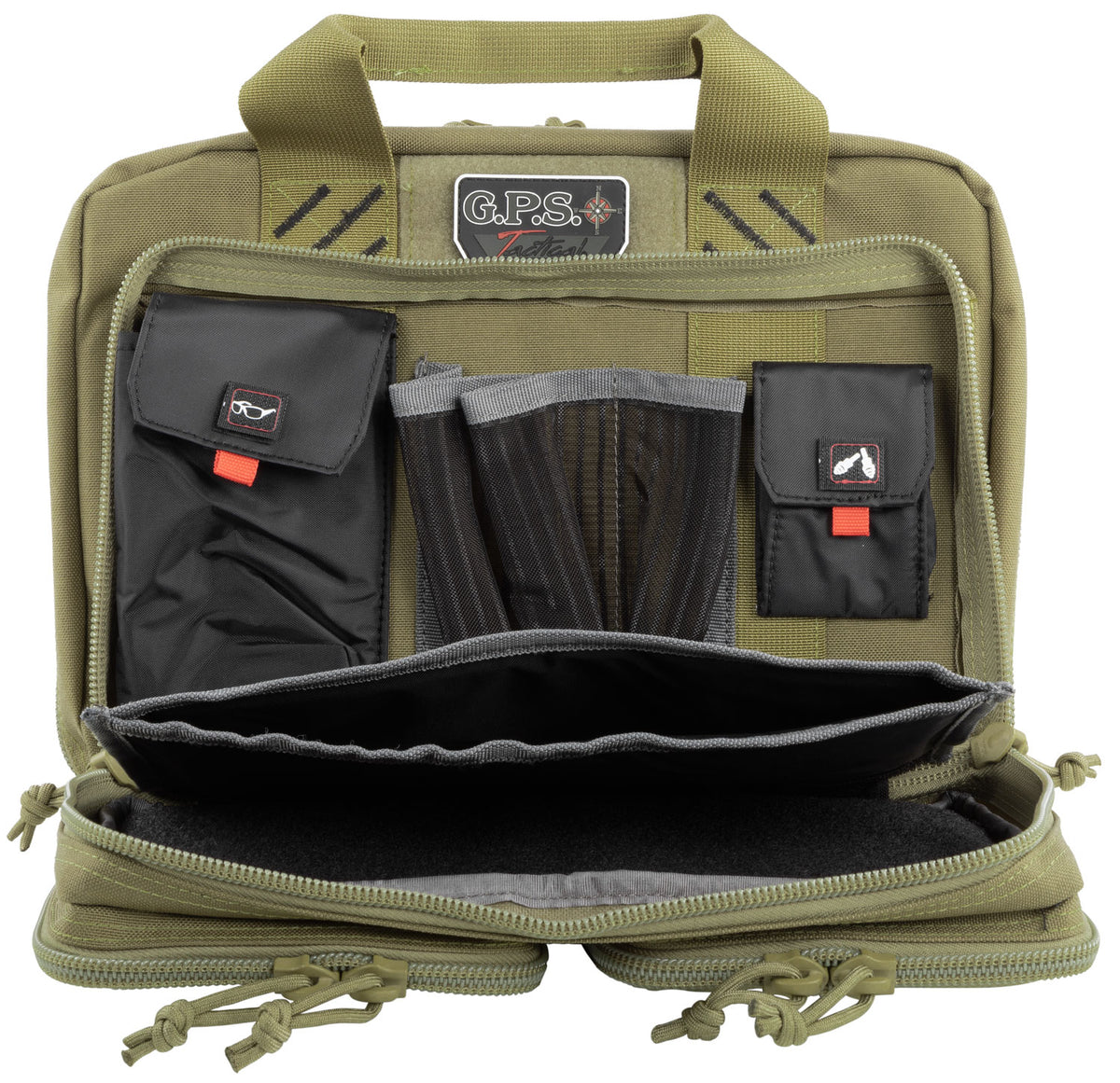 GPS T1312PCT    TACT QUAD CASE W/2 PSTL RBAG   TAN