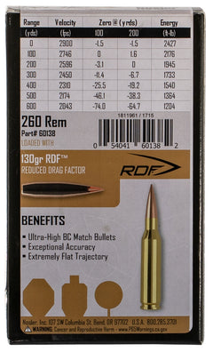 NOS 60138 MATCH  260      130 RDF HPBT       20/10